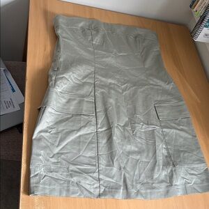NWT Abercrombie & Fitch Olive Strapless Mini Dress with Utility Pockets